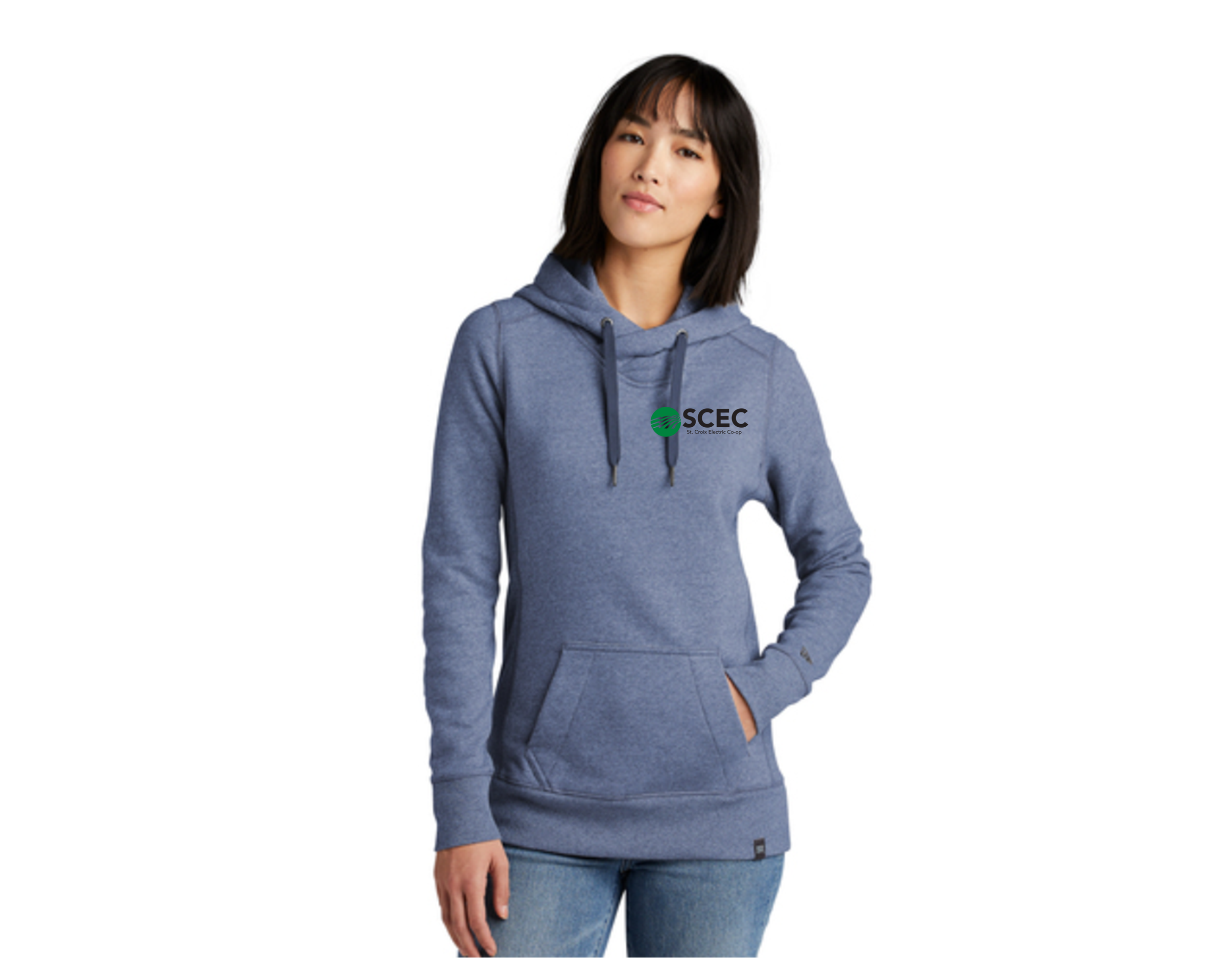 Sweat-shirt à capuche doux pour femmes en Vert